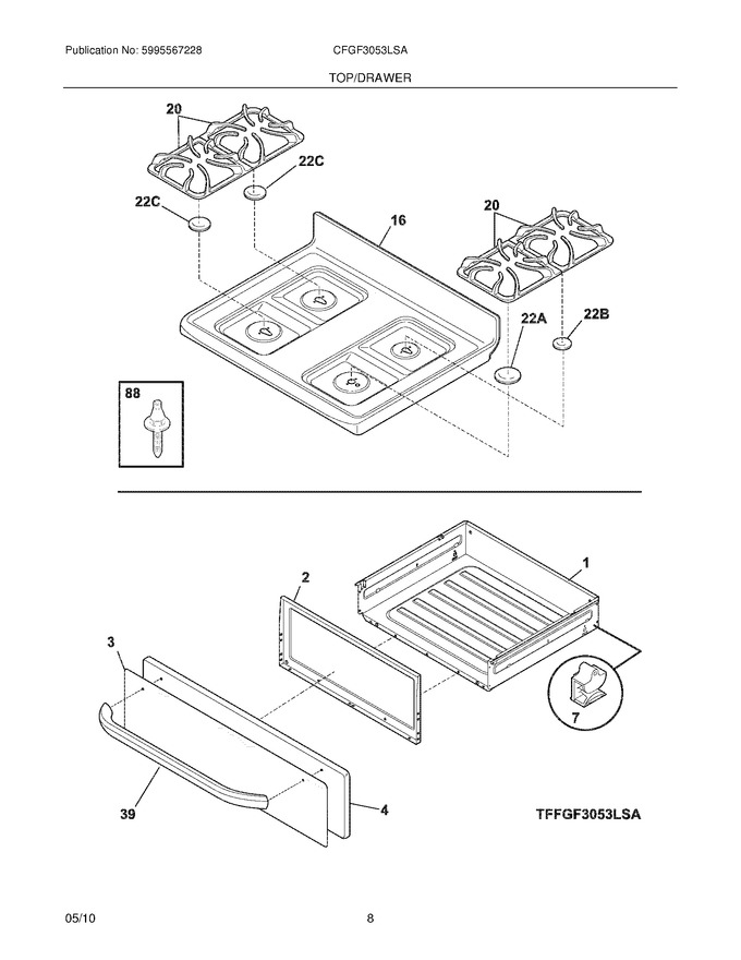 Diagram for CFGF3053LSA