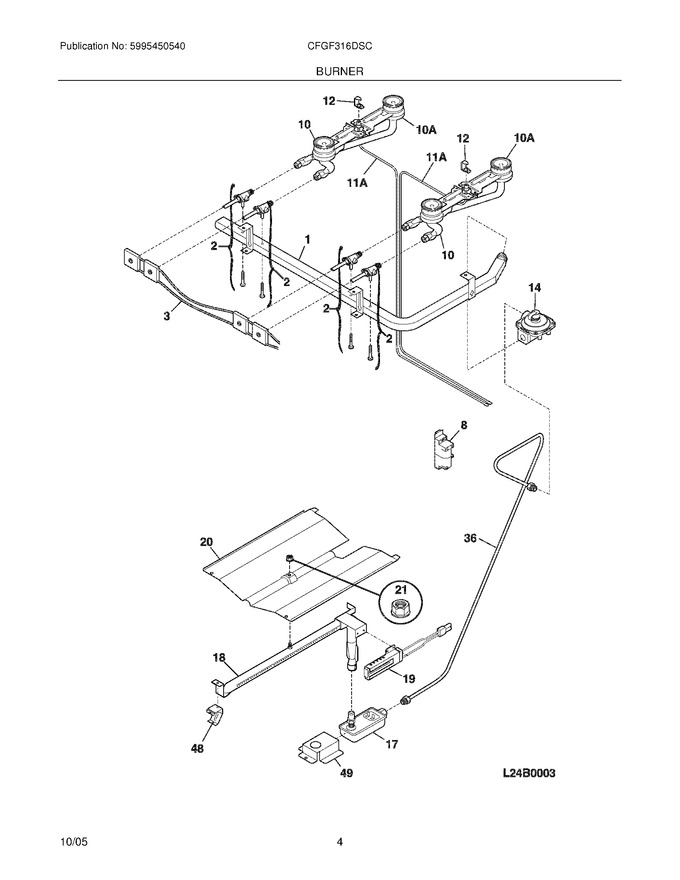 Diagram for CFGF316DSC