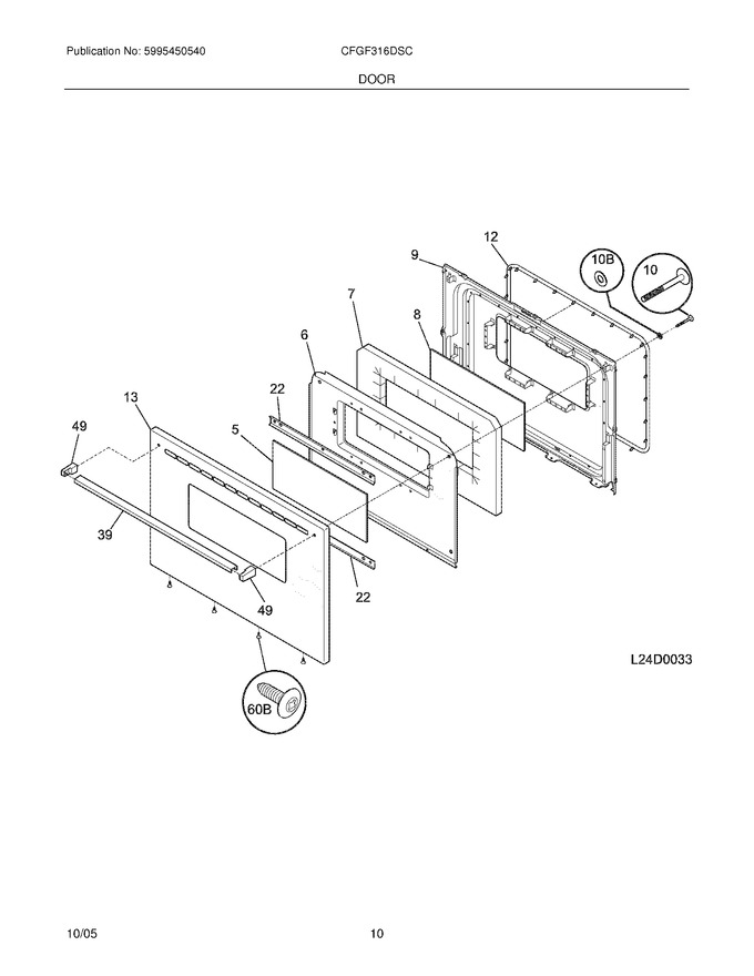 Diagram for CFGF316DSC