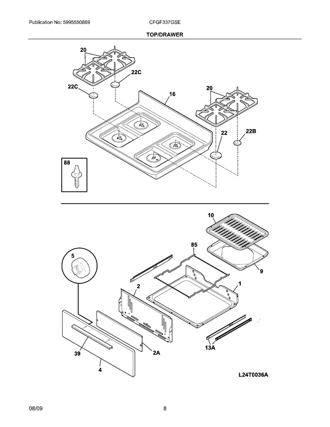 Diagram for CFGF337GSE