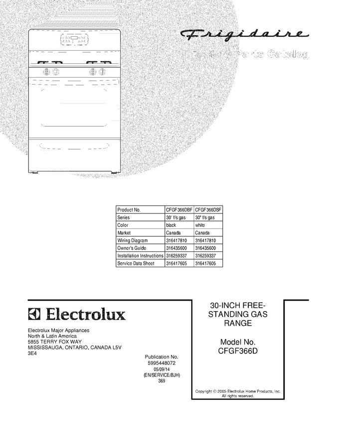 Diagram for CFGF366DSF