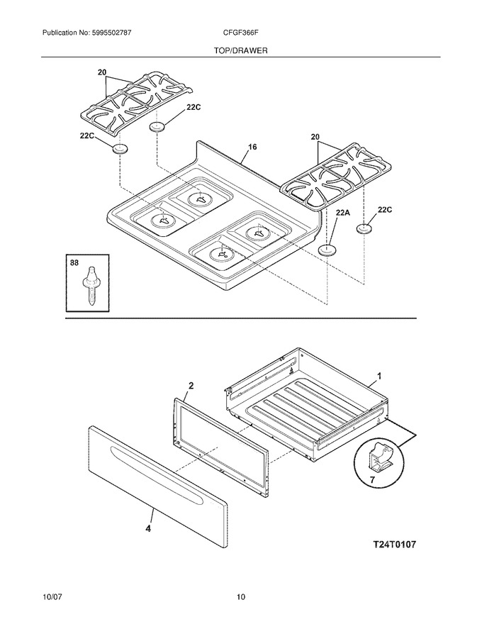 Diagram for CFGF366FSE