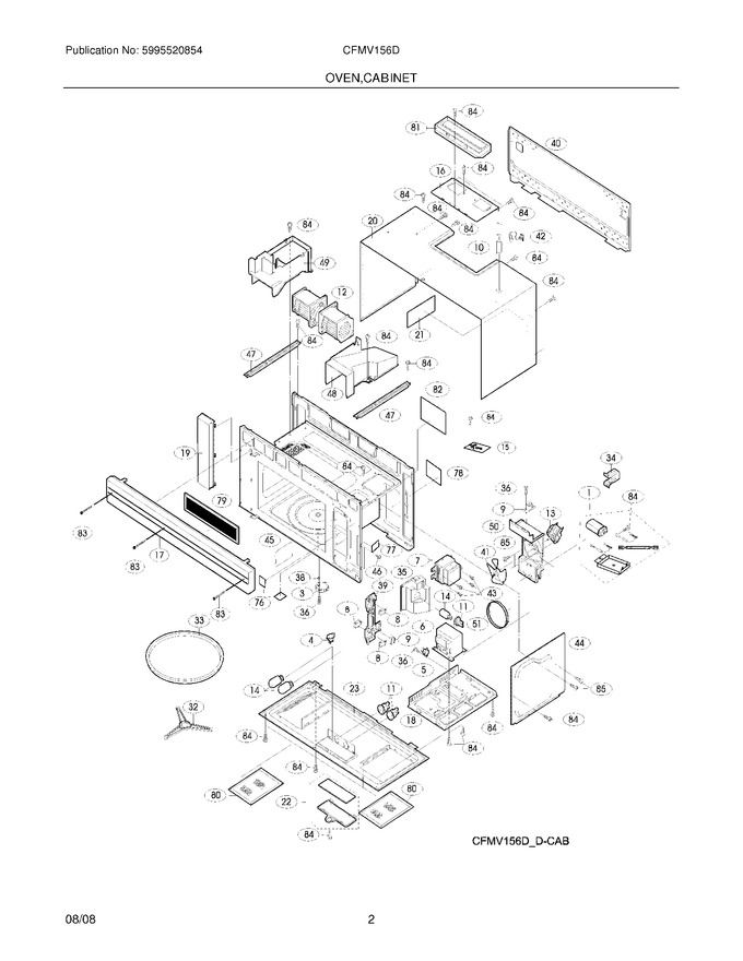 Diagram for CFMV156DCF