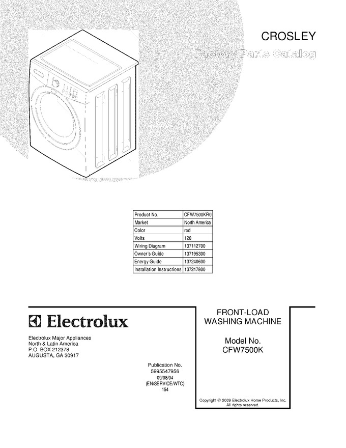 Diagram for CFW7500KR0