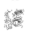 Diagram for 02 - Cabinet, Lid, Compressor