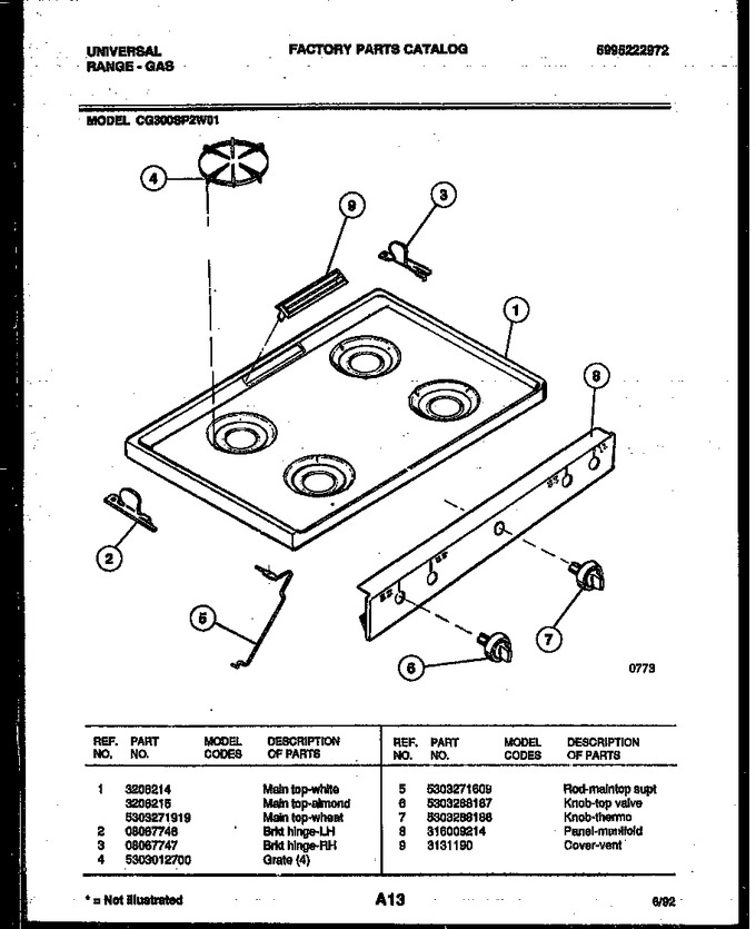 Diagram for CG300SP2WD01