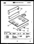 Diagram for 02 - Backguard And Cooktop Parts