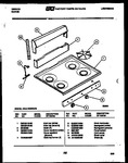 Diagram for 02 - Backguard And Cooktop Parts