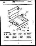 Diagram for 02 - Backguard And Cooktop Parts