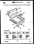 Diagram for 02 - Backguard And Cooktop Parts