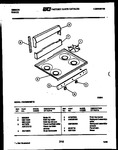 Diagram for 02 - Backguard And Cooktop Parts