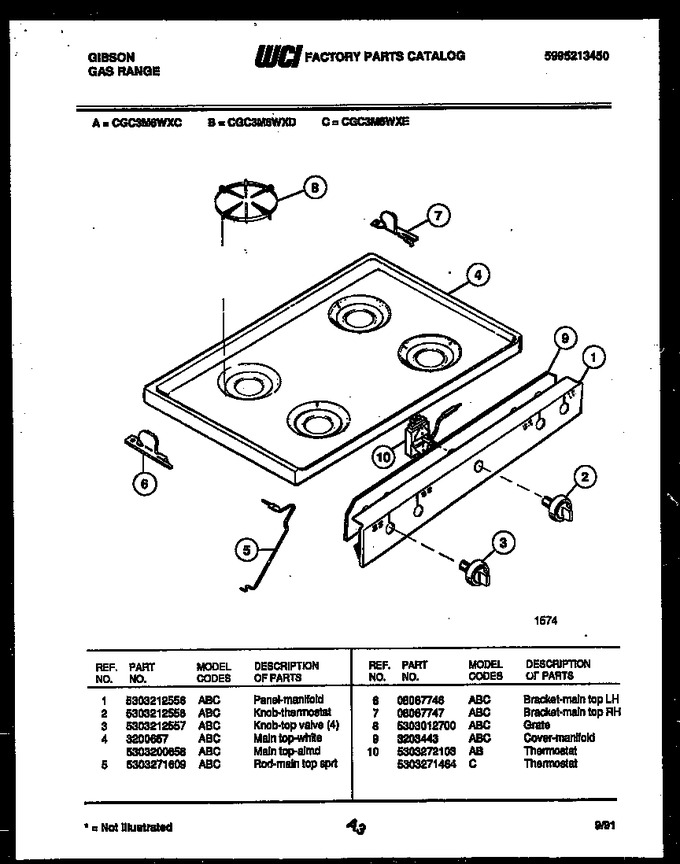 Diagram for CGC3M6WXD