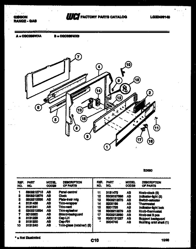 Diagram for CGC3S5WXB