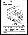 Diagram for 02 - Backguard And Cooktop Parts