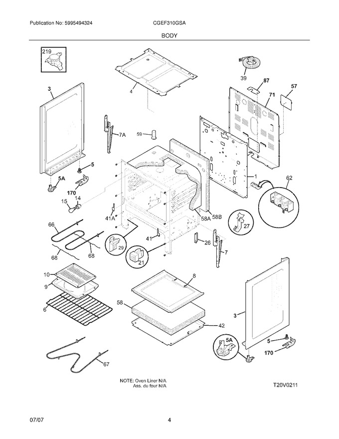 Diagram for CGEF310GSA