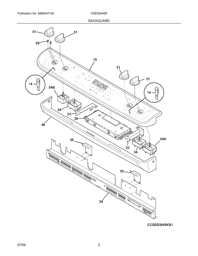 Diagram for CGES3045KW1