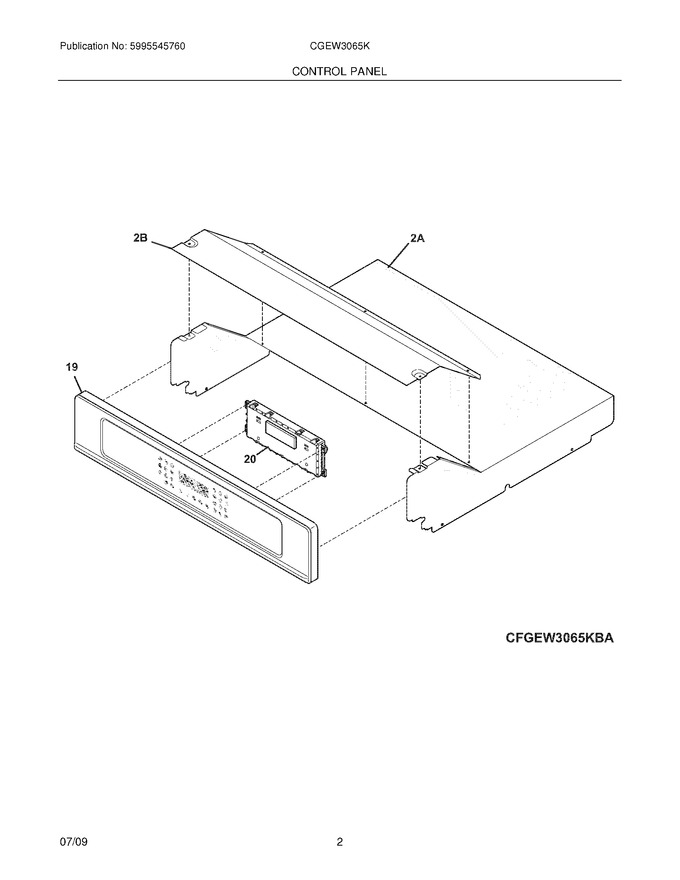 Diagram for CGEW3065KWA