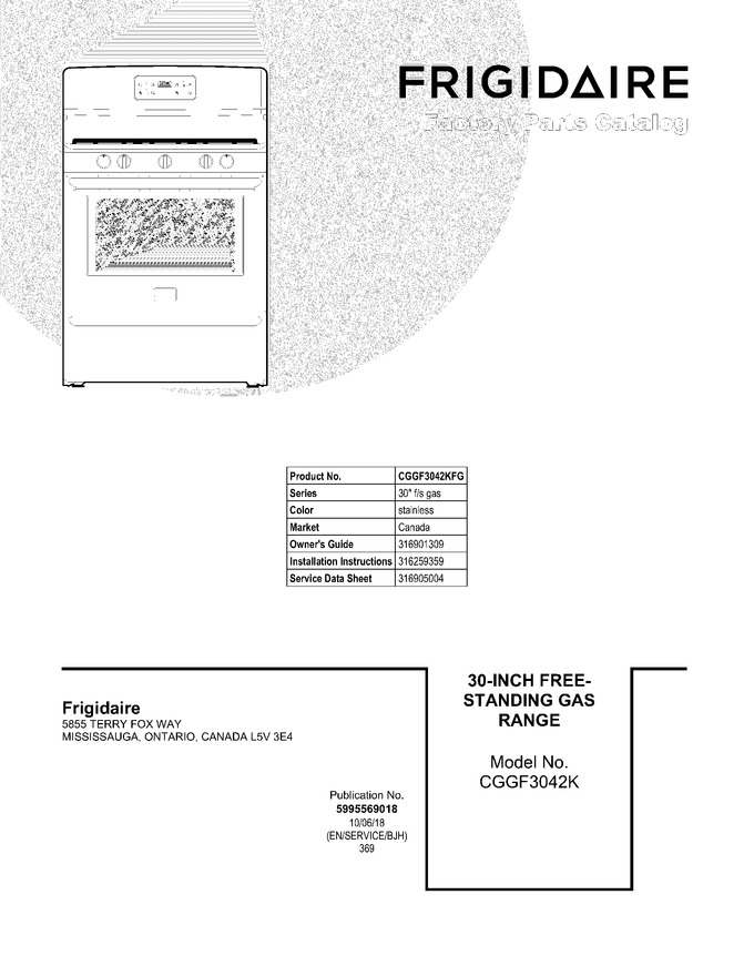 Diagram for CGGF3042KFG