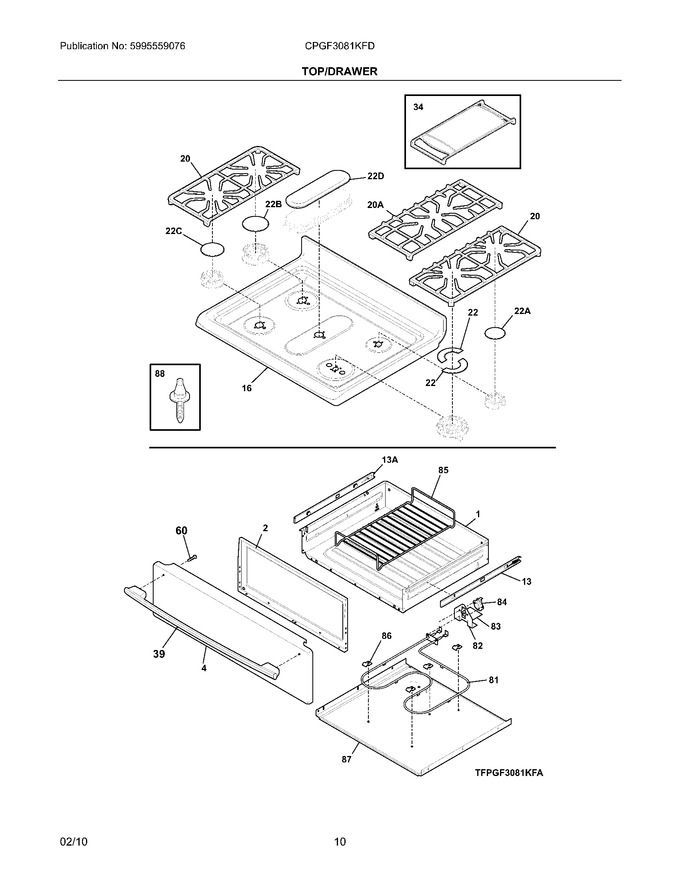 Diagram for CPGF3081KFD