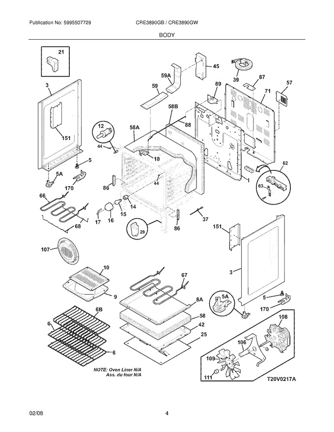 Diagram for CRE3890GWWA