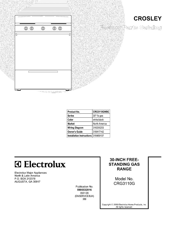 Diagram for CRG3110GWBC