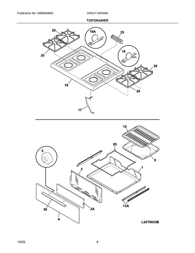 Diagram for CRG3110KWBA