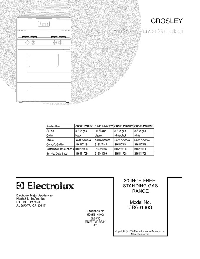 Diagram for CRG3140GBBC