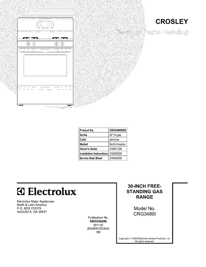 Diagram for CRG3480ISSE