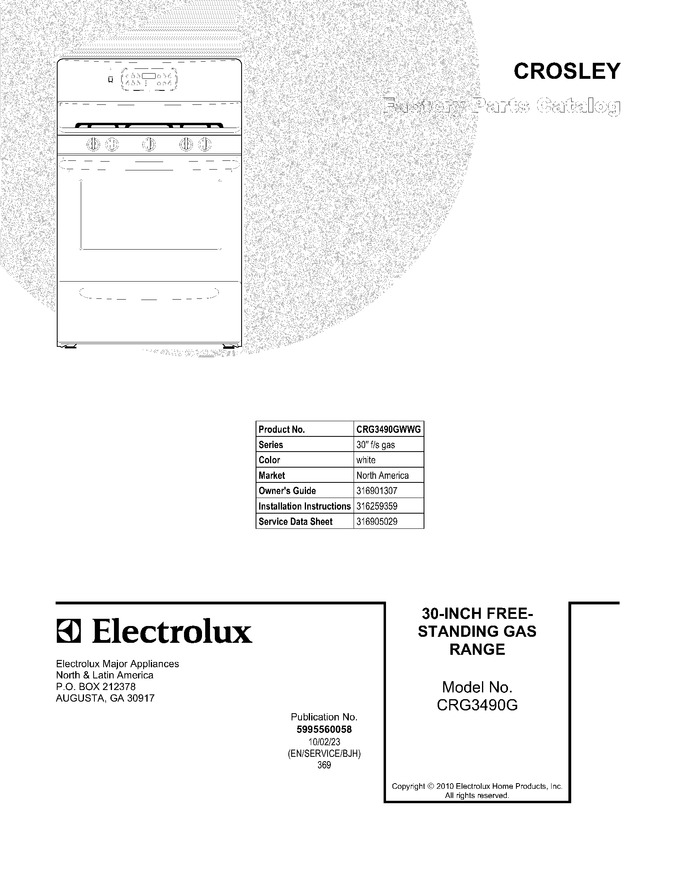 Diagram for CRG3490GWWG