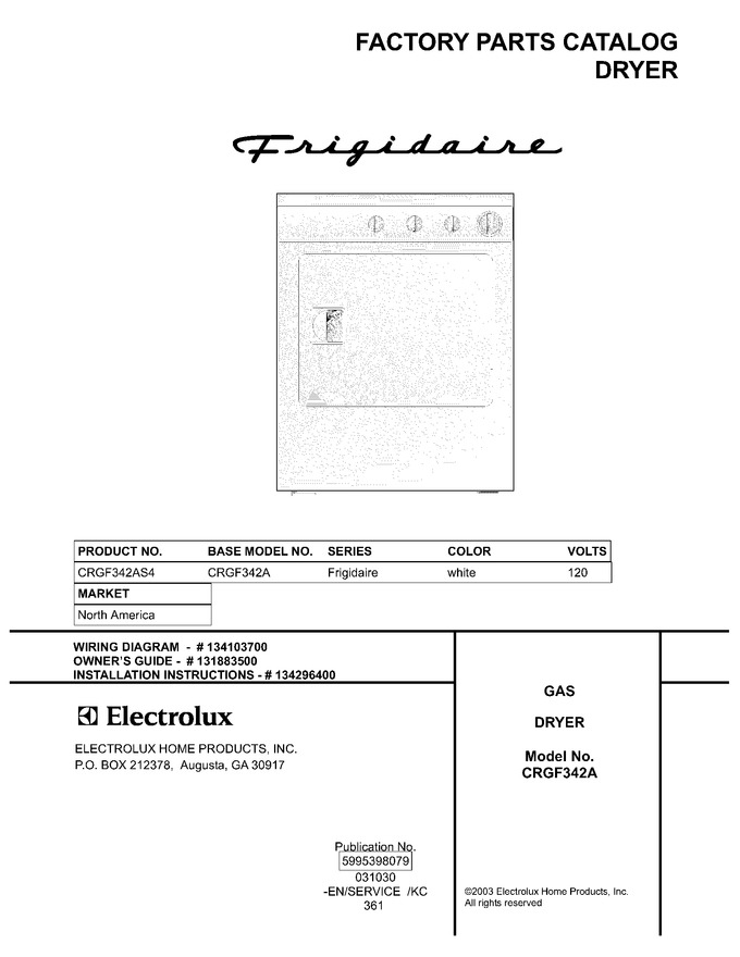 Diagram for CRGF342AS4