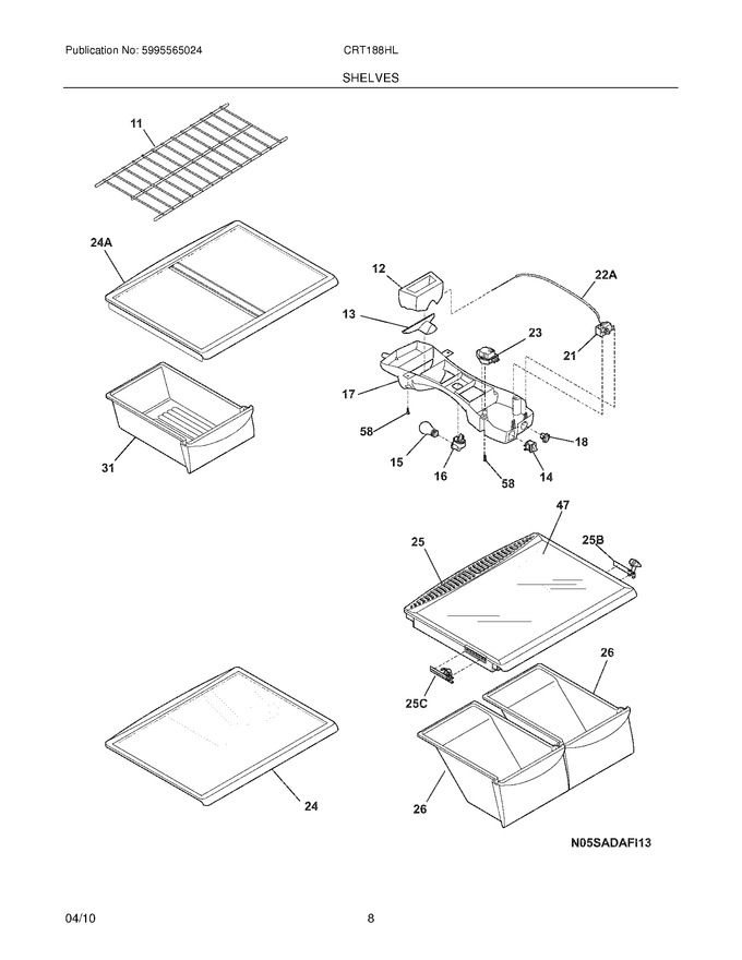 Diagram for CRT188HLQ0