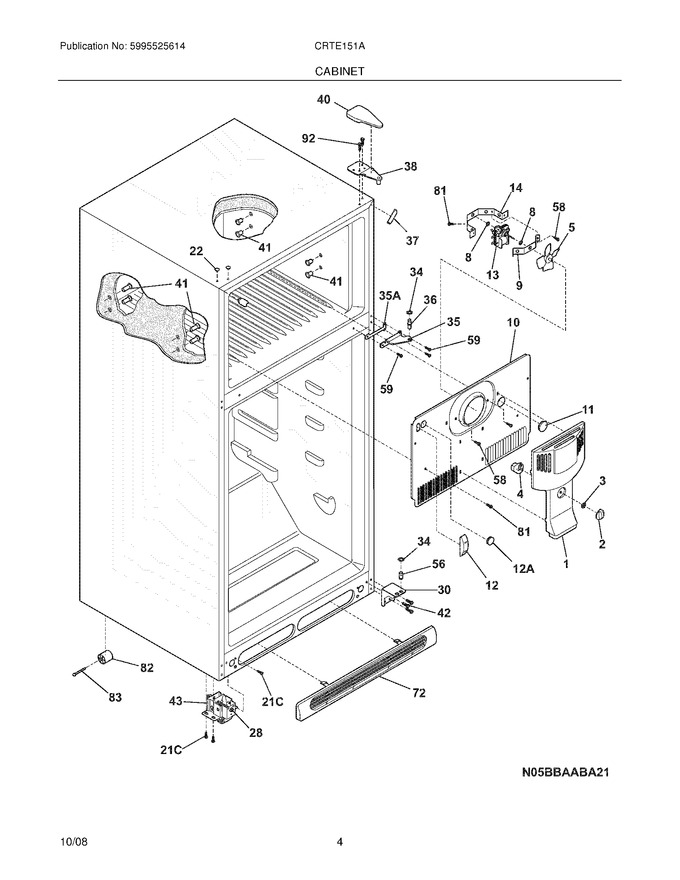 Diagram for CRTE151AW7