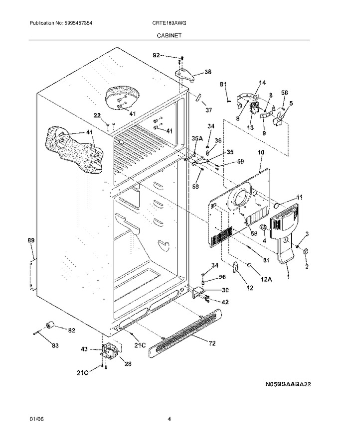 Diagram for CRTE183AWG