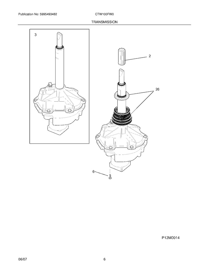 Diagram for CTW100FW0