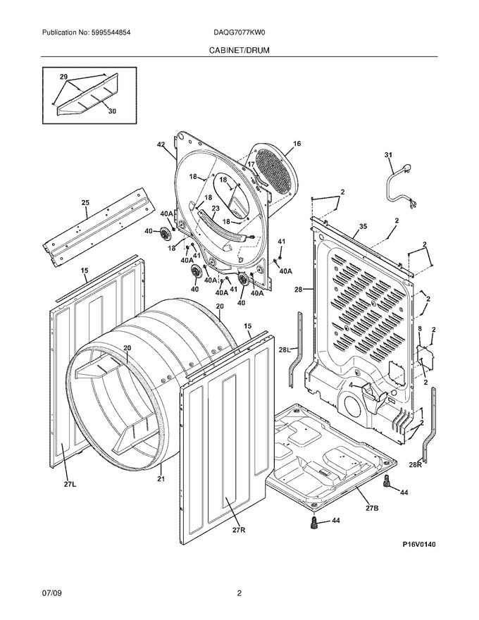 Diagram for DAQG7077KW0