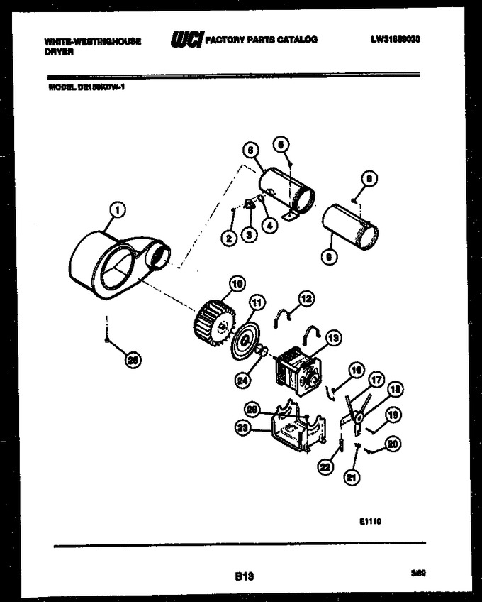 Diagram for DE150KDW1