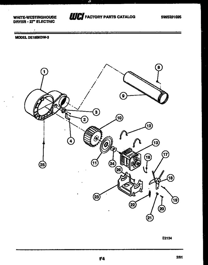 Diagram for DE150KDW3