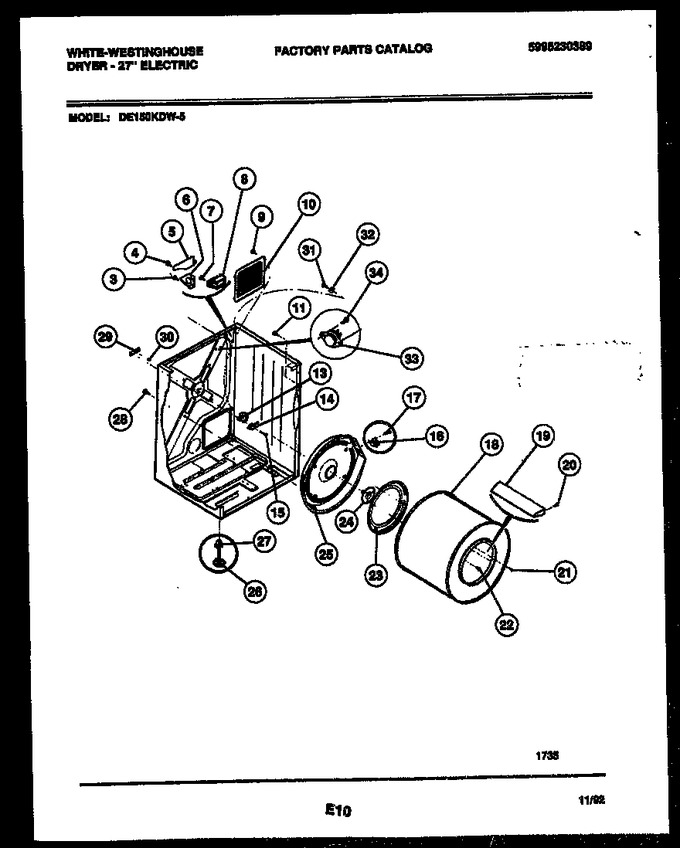 Diagram for DE150KDW5