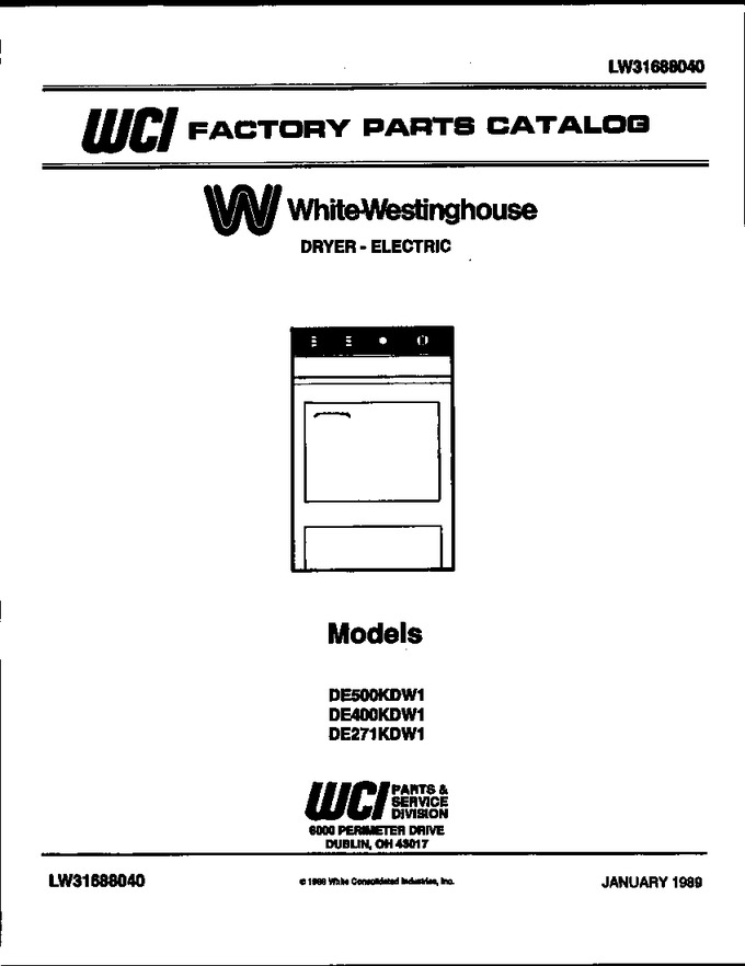 Diagram for DE271KDH1