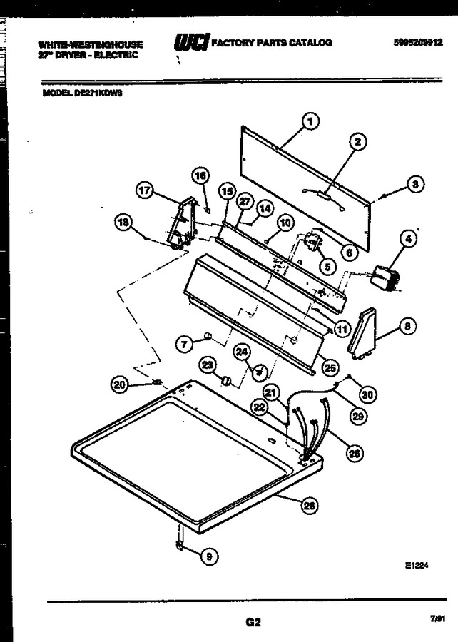 Diagram for DE271KDW3