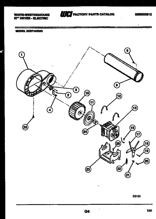 Diagram for DE271KDW3