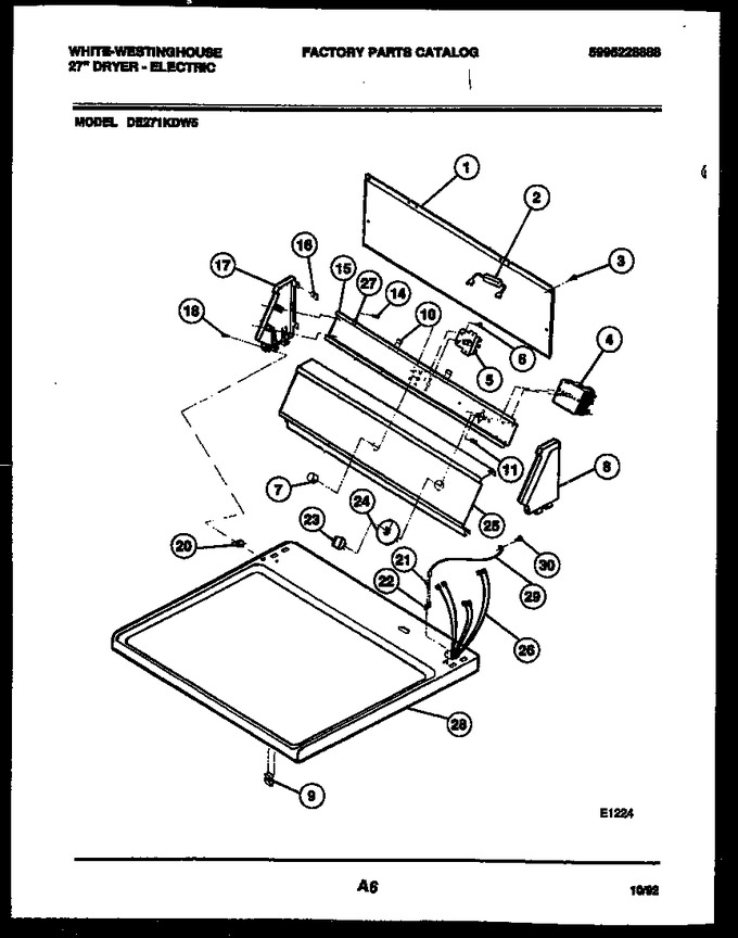 Diagram for DE271KDW5