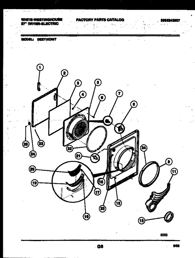 Diagram for DE271KDW7