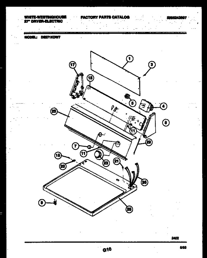 Diagram for DE271KDW7