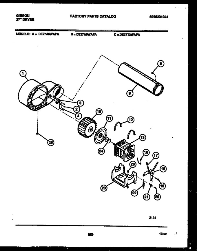 Diagram for DE27A5WAFA