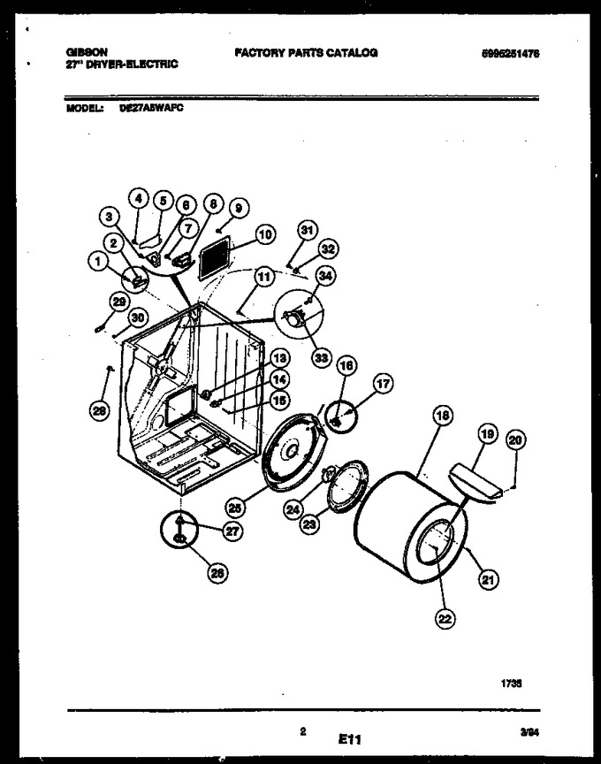 Diagram for DE27A5WAFC