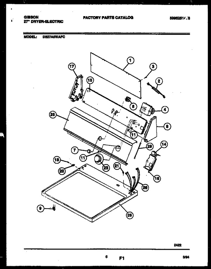 Diagram for DE27A5WAFC