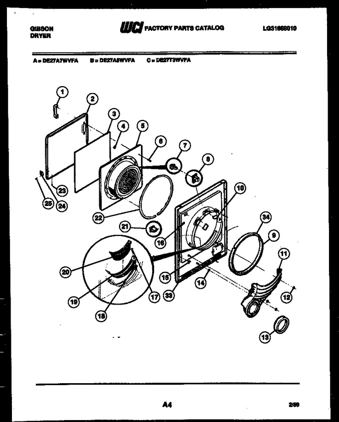 Diagram for DE27T3WVFA