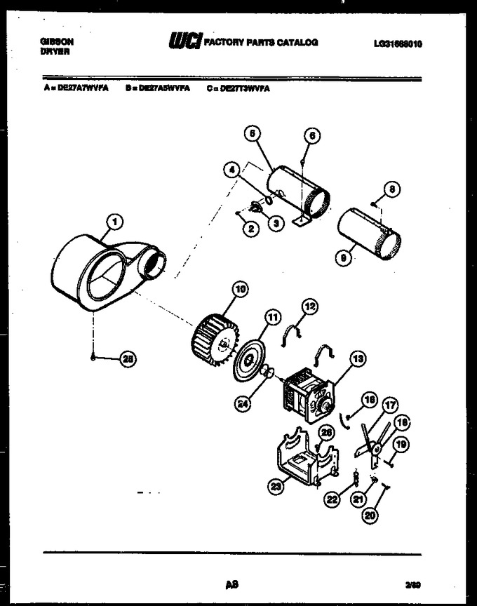 Diagram for DE27A7WVFA