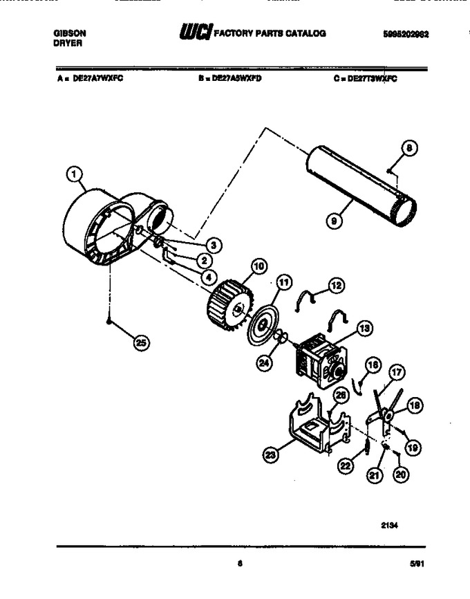 Diagram for DE27A7WXFD